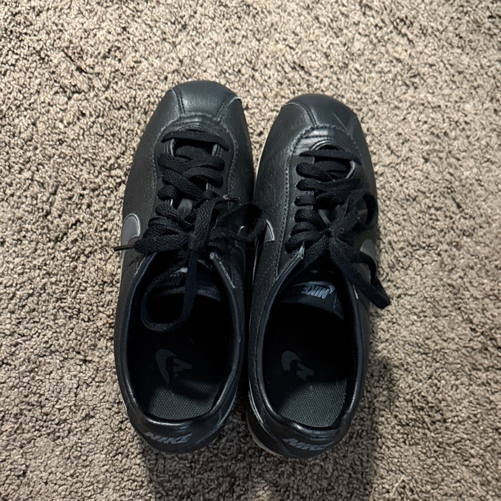 Nike Black Sneakers with White Accents
